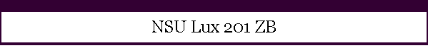 NSU Lux 201 ZB